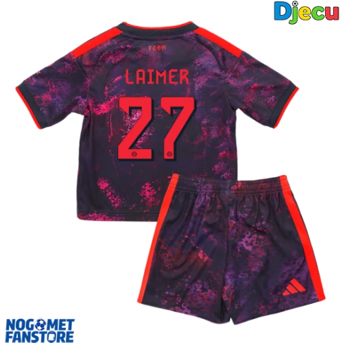 Bayern Munich Konrad Laimer #27 Rezervni Dres za djecu 2026-27 Kratak Rukav (+ Kratke hlače)